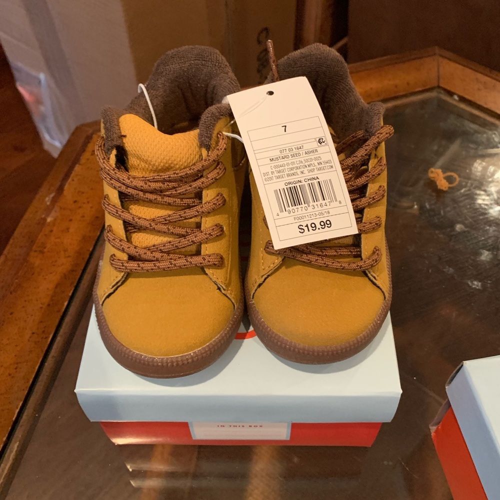 Toddler Boys’ Asher Casual Sneakers Mustard